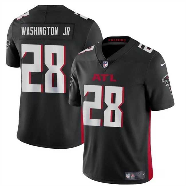 Men & Women & Youth Atlanta Falcons #28 Carlos Washington Jr Black Vapor Untouchable Limited Football Stitched Jersey